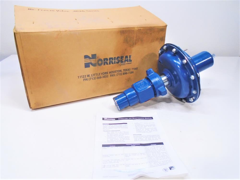 Norriseal 1"x2" High Pressure Control Valve, S-22TAV-9AA, Carbon Steel